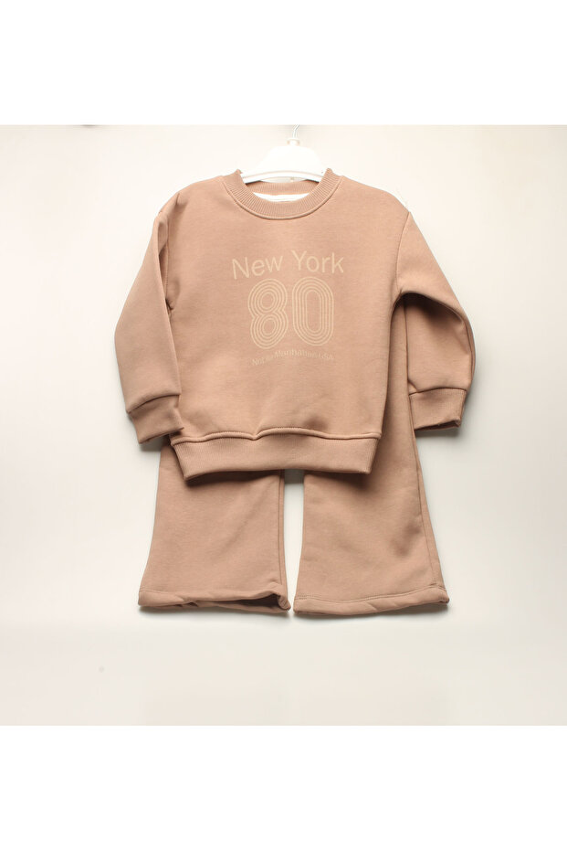 طقم بدلة رياضية مطبوعة بنقش المنك - 1