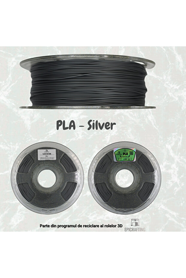 Νήμα PLA 3D - Ασημί - 2