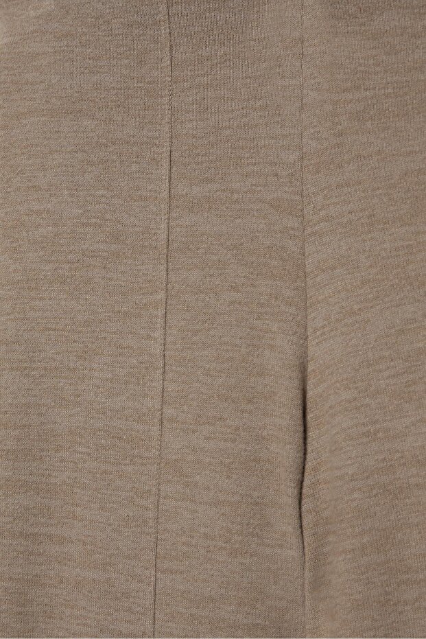 Yumuşak dokunuşlu geniş paça pantolon - 7