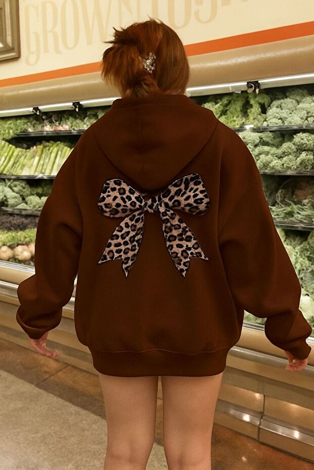 3-Ply Combed Cotton Ribbed Printed Unisex Hooded Sweatshirt