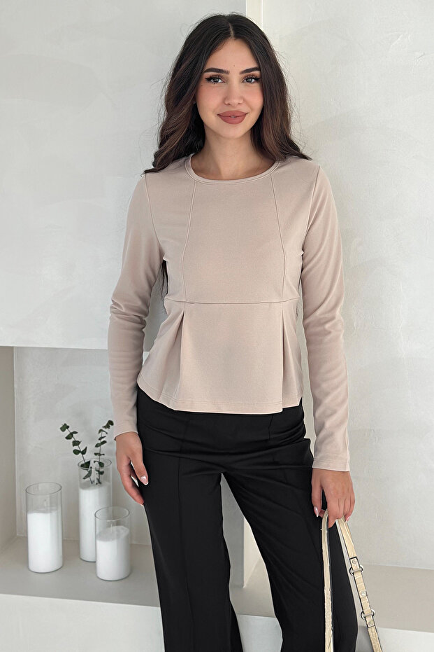 Women's Premium Blouse with Ruffle Stitching Detail – Body Shaping & Modern Fit