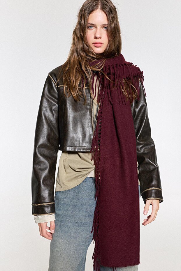 Püsküllü atkı - 1