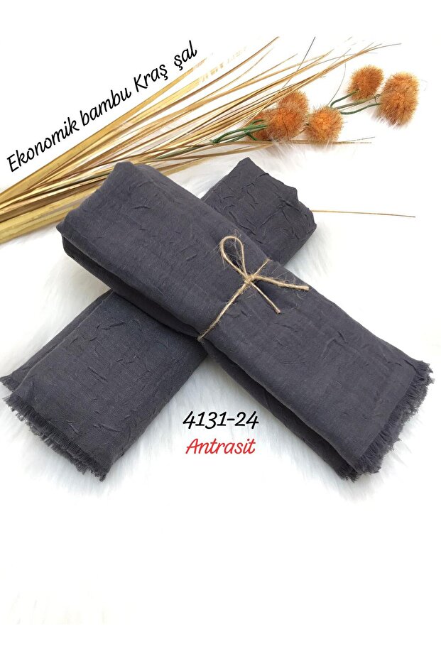 4131 Lüks Bambu Kraş Şal - 1