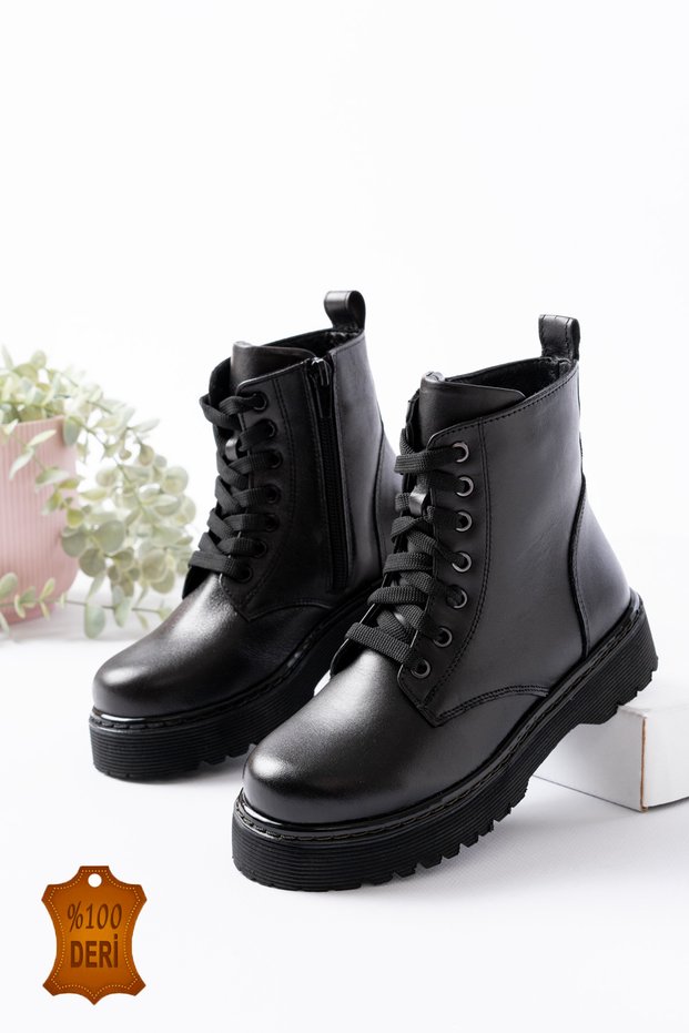 Genuine Leather Sewn to Orthopedic Sole Waterproof Keeps Warm Unisex Children's Daily Boots