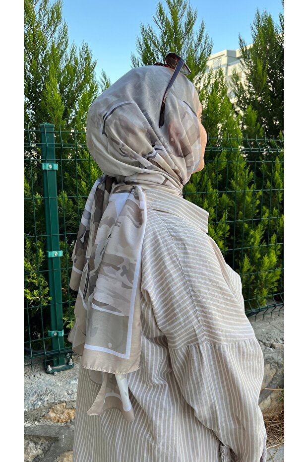 Gül Desen Soft Şal - 5