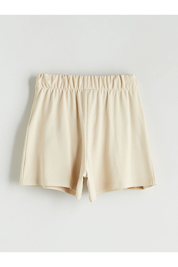 LCW Kids Beli Lastikli Pileli Kız Çocuk Şort Etek - 3