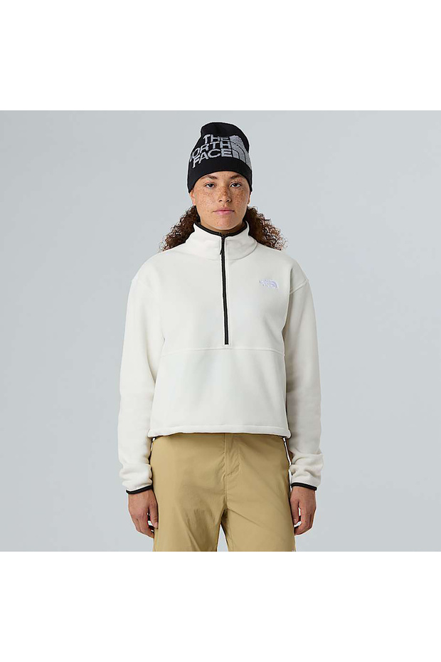 Glacier Women's White Fleece Sweatshirt (Nf0A8D2Cqli1)
