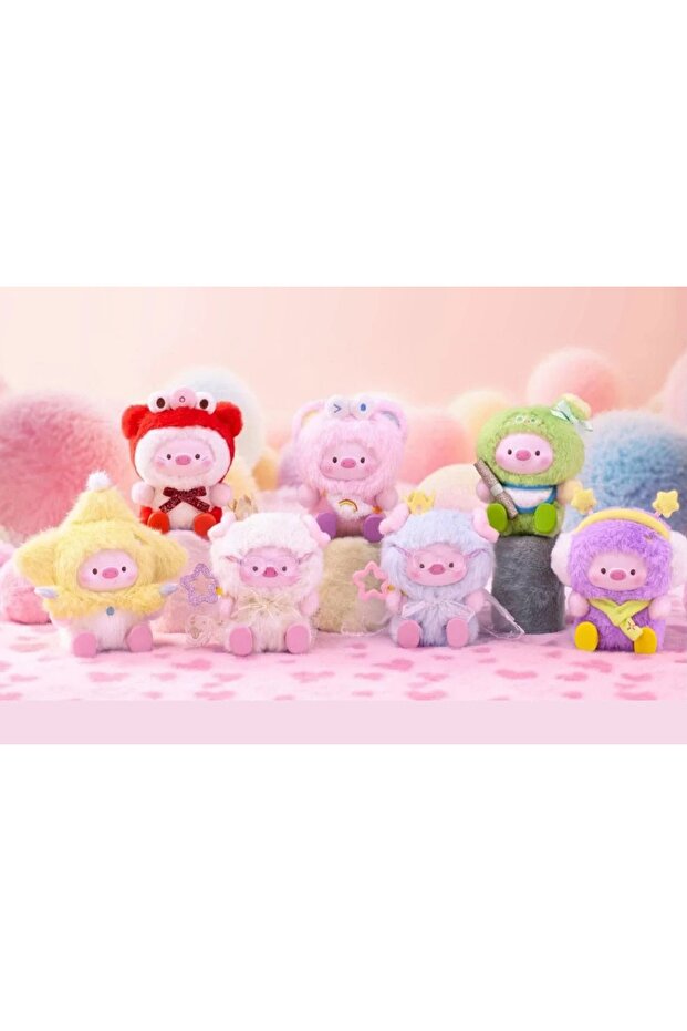 GeeGeePig Plush Keychain – Countdown to Wishes, 13–14cm, Random 1 Piece, Age 15+
