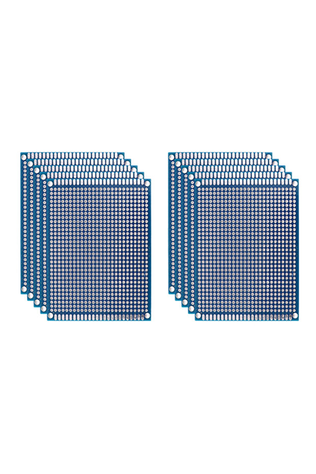 7x 9 10 قطع 5/10 قطع لوحة PCB نموذج أولي لوحة زرقاء 2x8/3x7/4x6/5x7/7x9 سم لوحات دوائر ثنائية الجانب