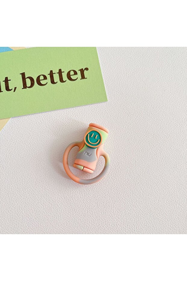 USB Cable Protector Flippy, Silicone, Model 4, Multicolor - 4