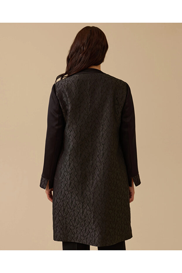 بدلة جاكار منقوشة كبيرة الحجم - 3