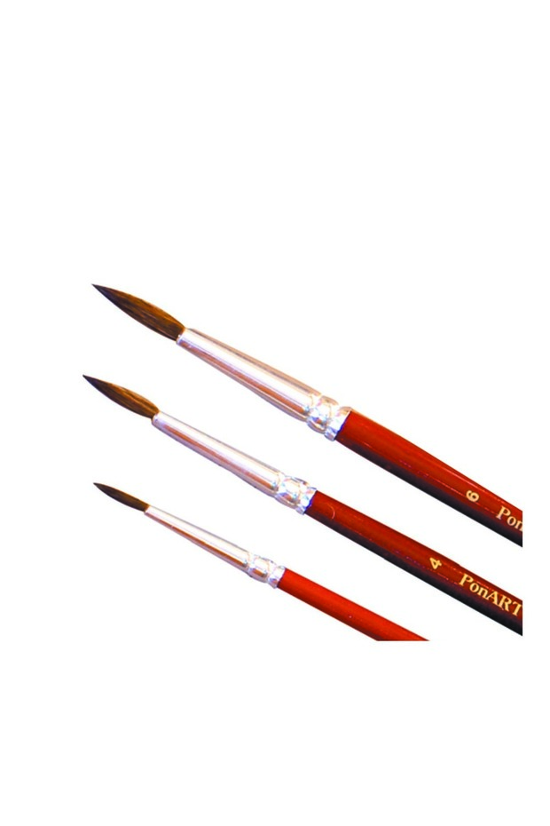 PF145-8 PONY TÜYÜ SİVRİ UÇLU FIRÇA - 1