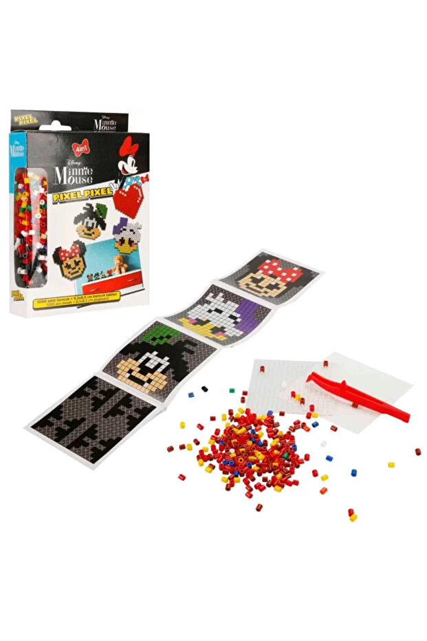 4in1 Disney Minnie Mouse Pixel Pixel Beads Activity & Toy Set