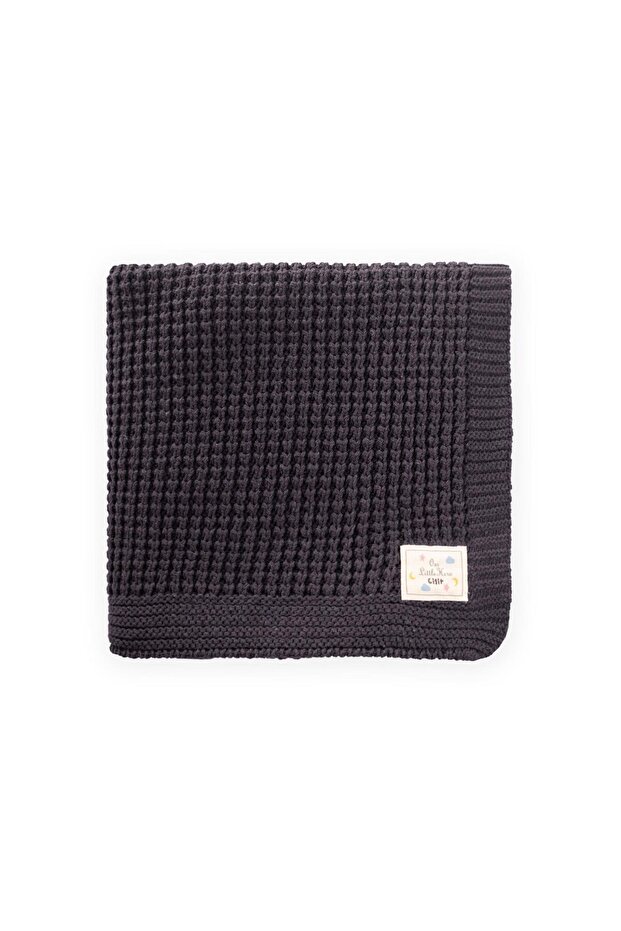 Thessaloniki Knitwear Blanket 80X100 (+/-5 cm) Anthracite