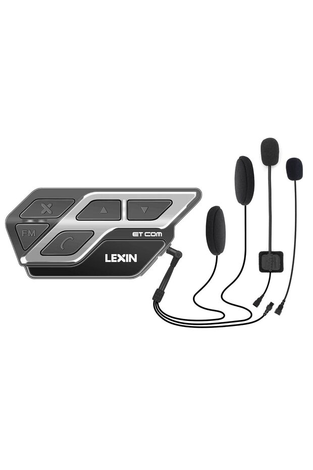 ET-COM Motorcycle Bluetooth Headset, 2 Riders 1200m Helmet Communication System