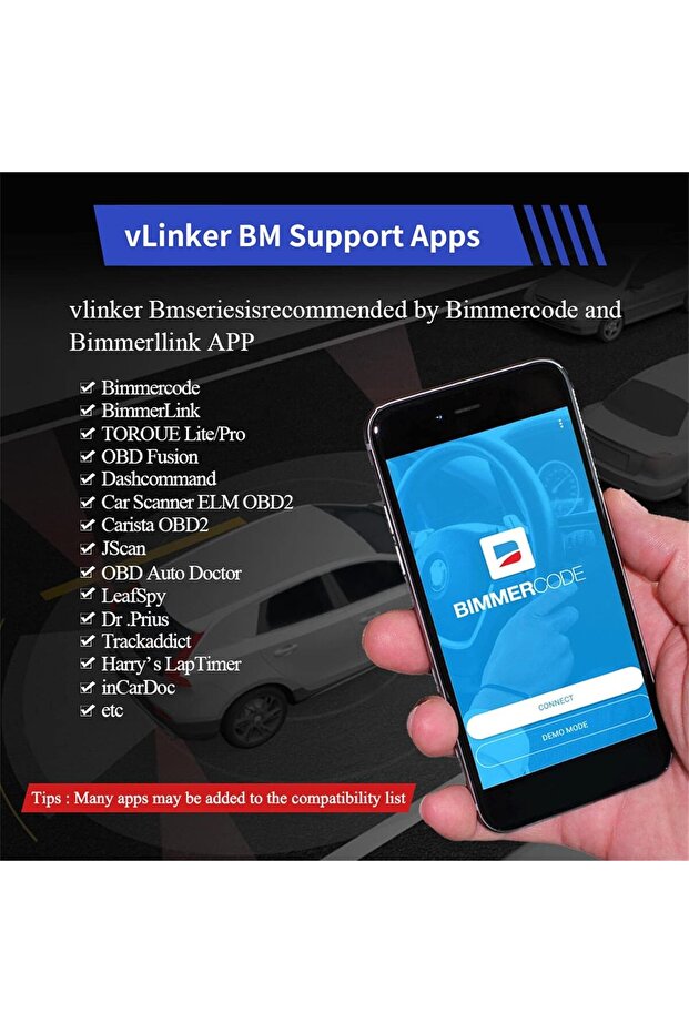 vLinker BM OBD2 Bluetooth Code Reader, OBDII Scan Tool for Android & Windows (Not iOS) - 5