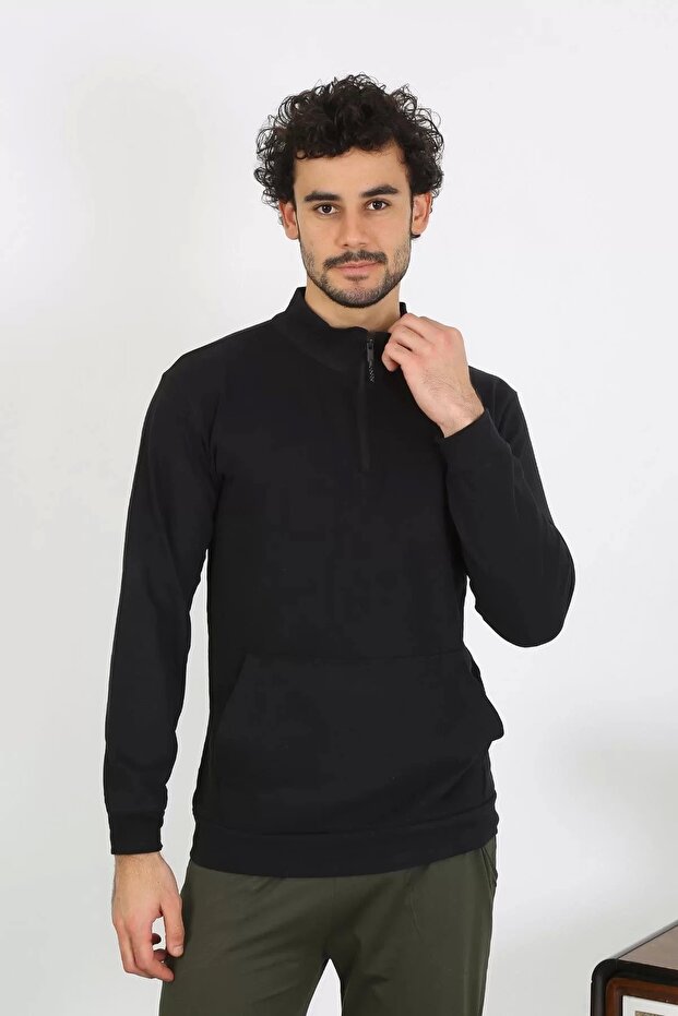 Men's 3 Thread Combed Cotton Sweatshirt - 2