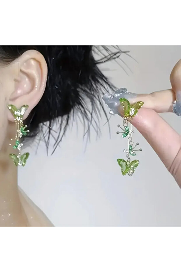 BUTTERFLY DANGLE EARRING - 3