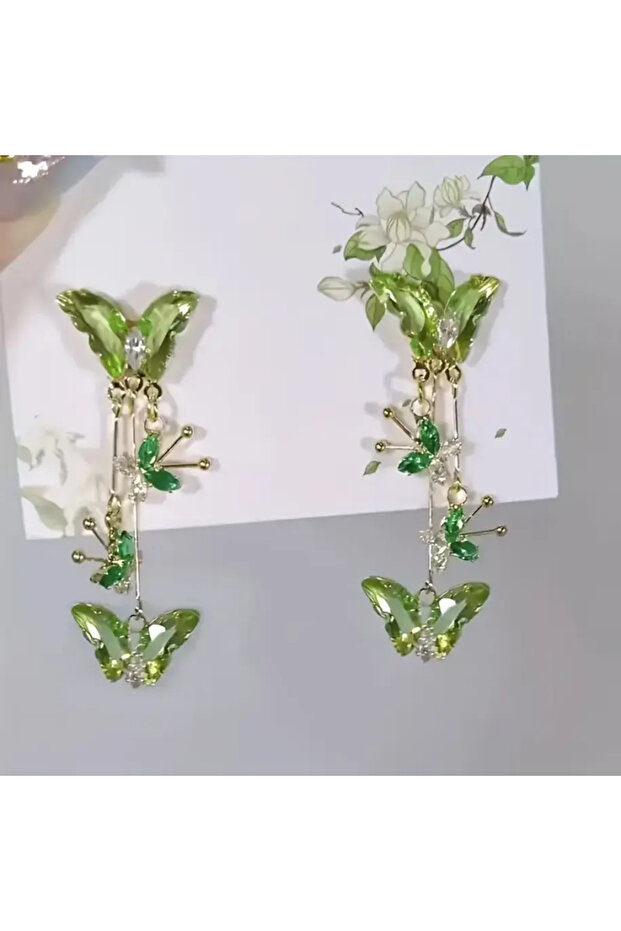 BUTTERFLY DANGLE EARRING - 1