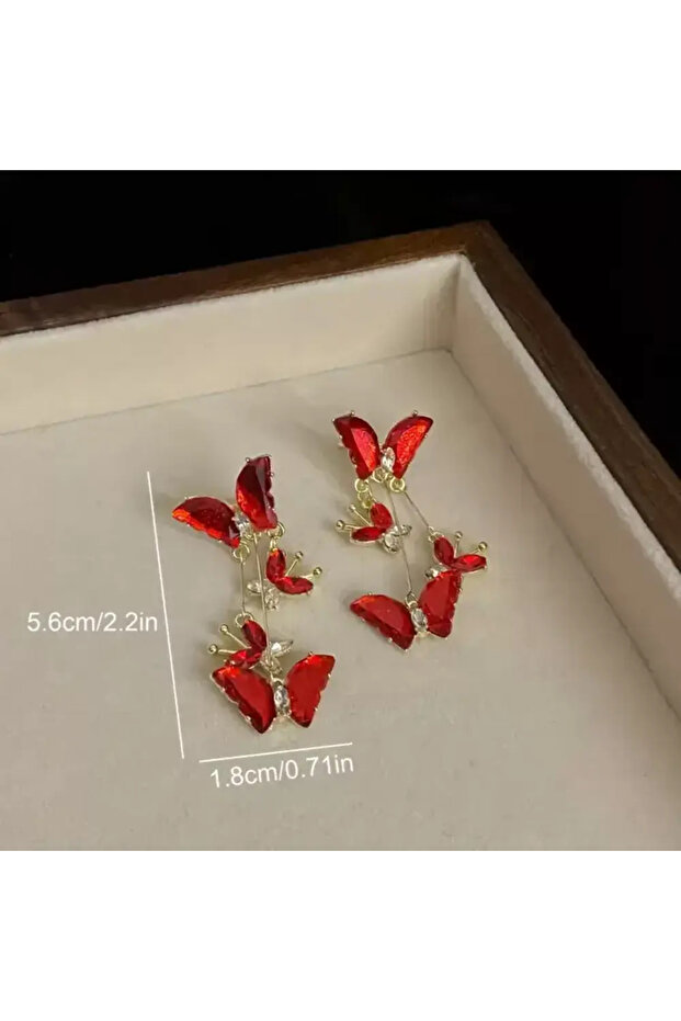 BUTTERFLY DANGLE EARRING - 2