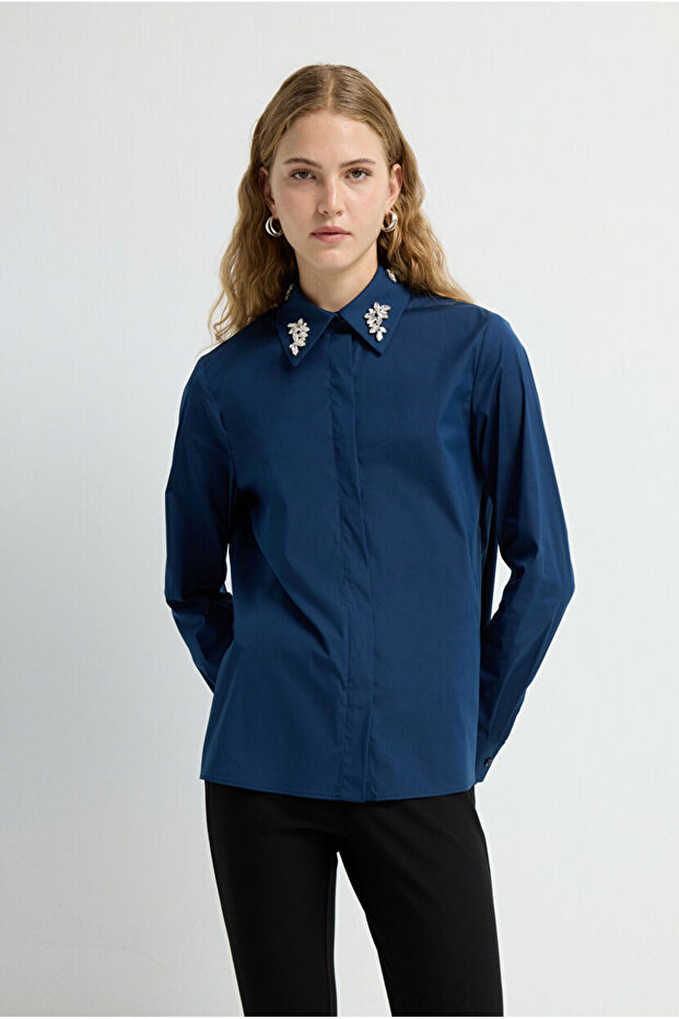 Uzun Kollu Gömlek - 1