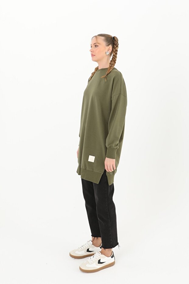 Bisiklet Yaka Basic Araboy Tunik 30644 - 4