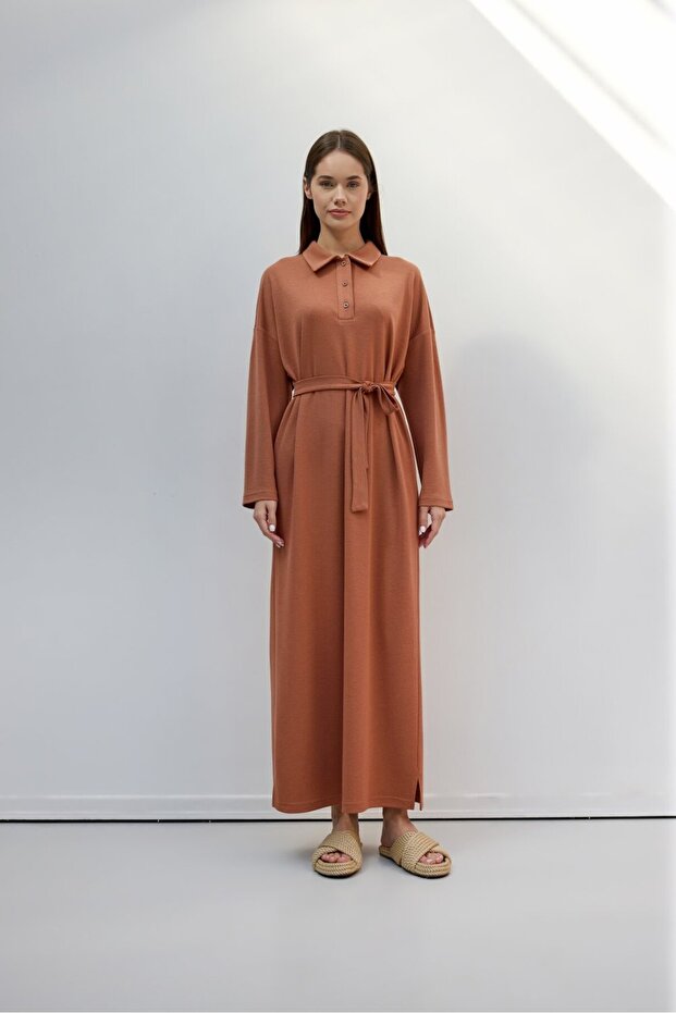 Rochie lungă din bumbac bambus - 1