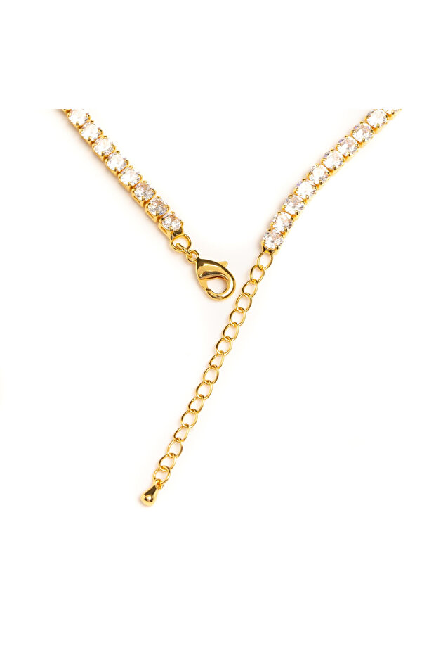 Chocker Auriu Tennis - 5