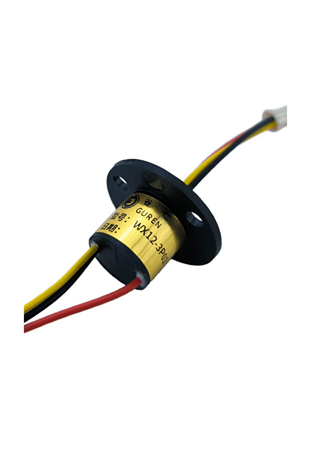 3 Wires 2A Slip Ring Collector Ring Rotary Electrical Contact Joint Rotary Connector