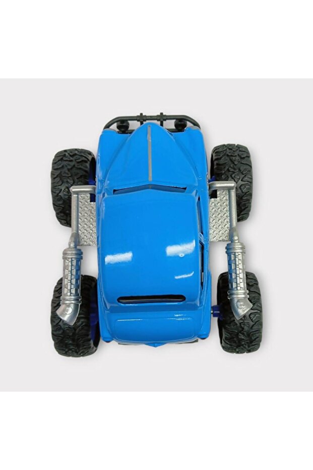 Pull Drop Cross Buggy Car - Blue (Lisinya) - 3