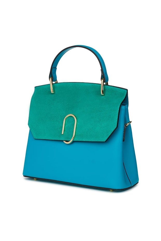 Ruby turquoise genuine leather purse