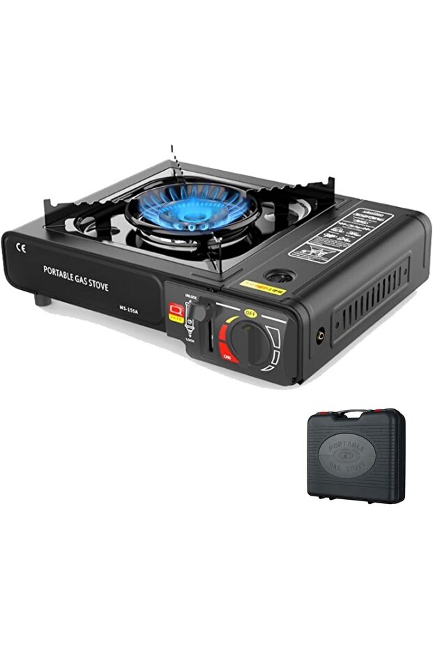 Portable Camping Gas Stove with Auto Ignition, Lightweight, Safe, High-Quality Materials, Propane an