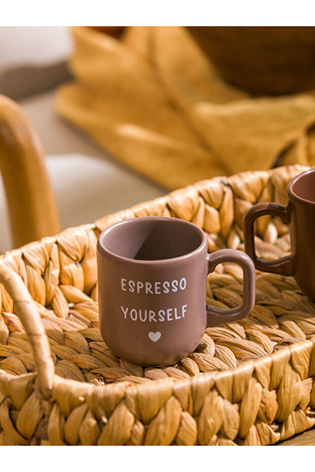 Create Your Style from Uzg Store |   Text Printed Ceramic Mug Set of 2 - 2