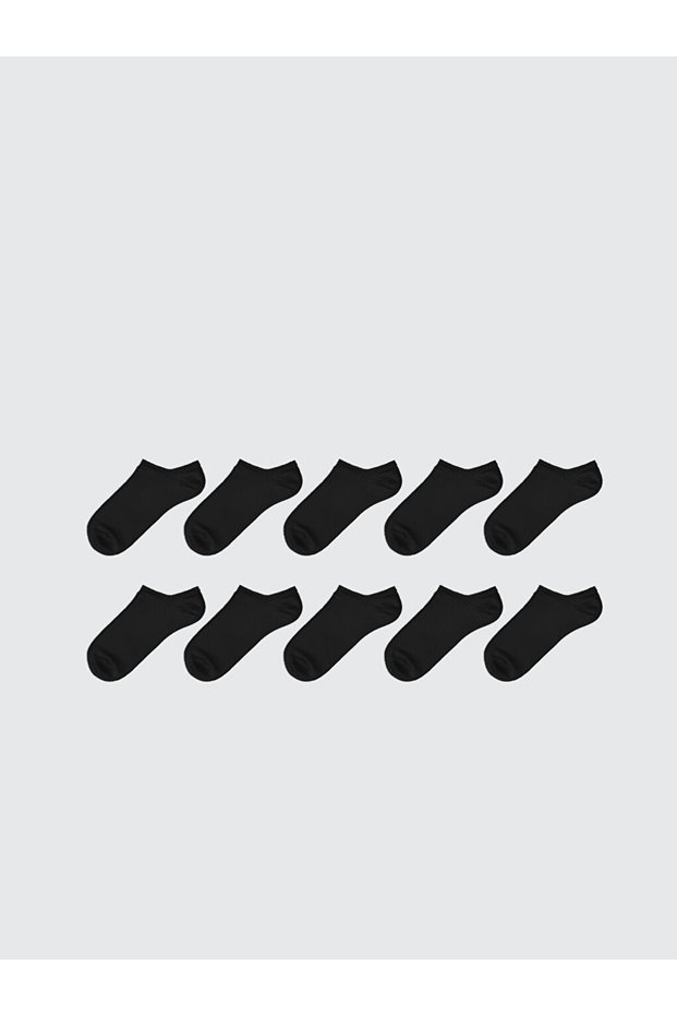 جوارب رياضية سادة للنساء، عبوة من 10 قطع