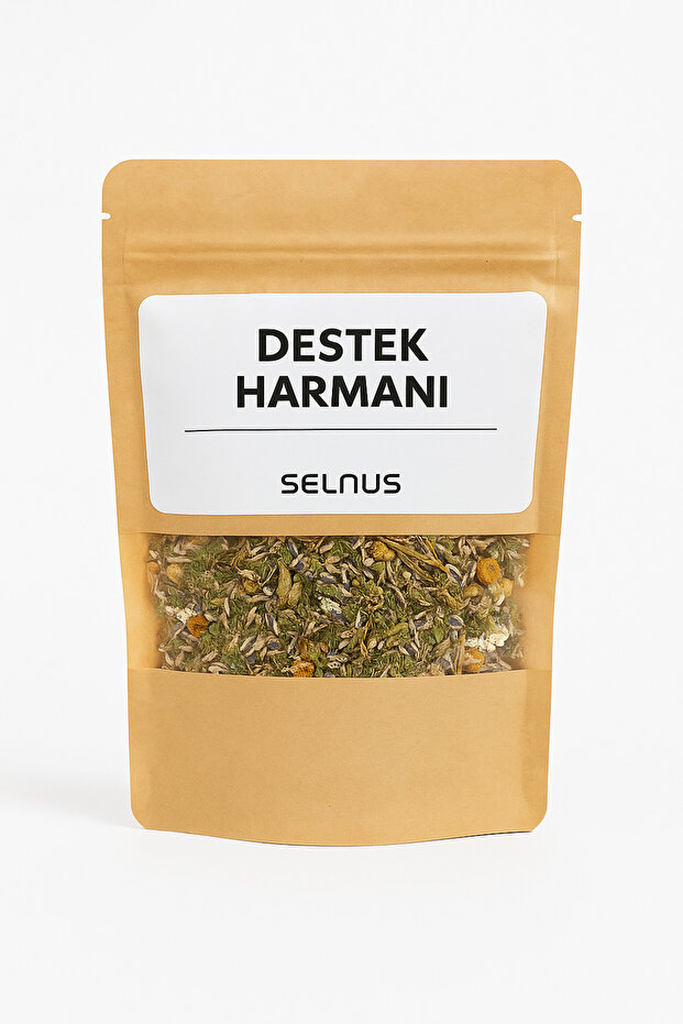 شاي الأعشاب الداعم للصحة | شمر، بابونج، نعناع، لافندر، كركديه 60 جرام