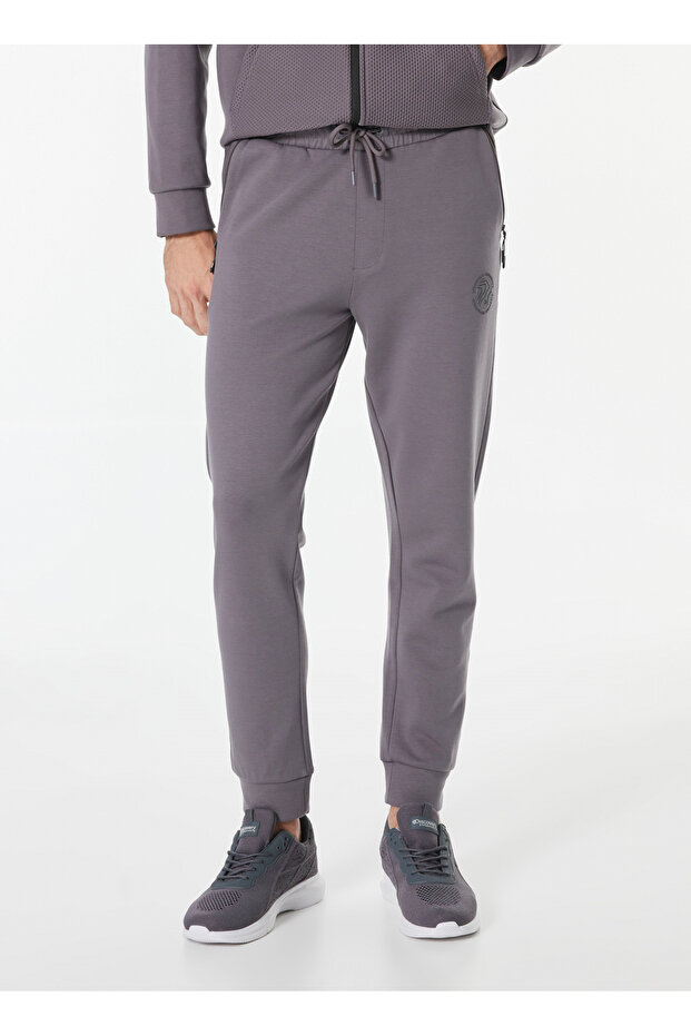 D4WM-EA3215 Füme Jogger Erkek Eşofman Altı - 4