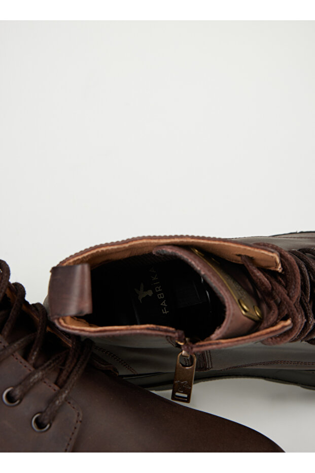 Kahve Erkek Deri Bot MENGA-BLAINE - 5