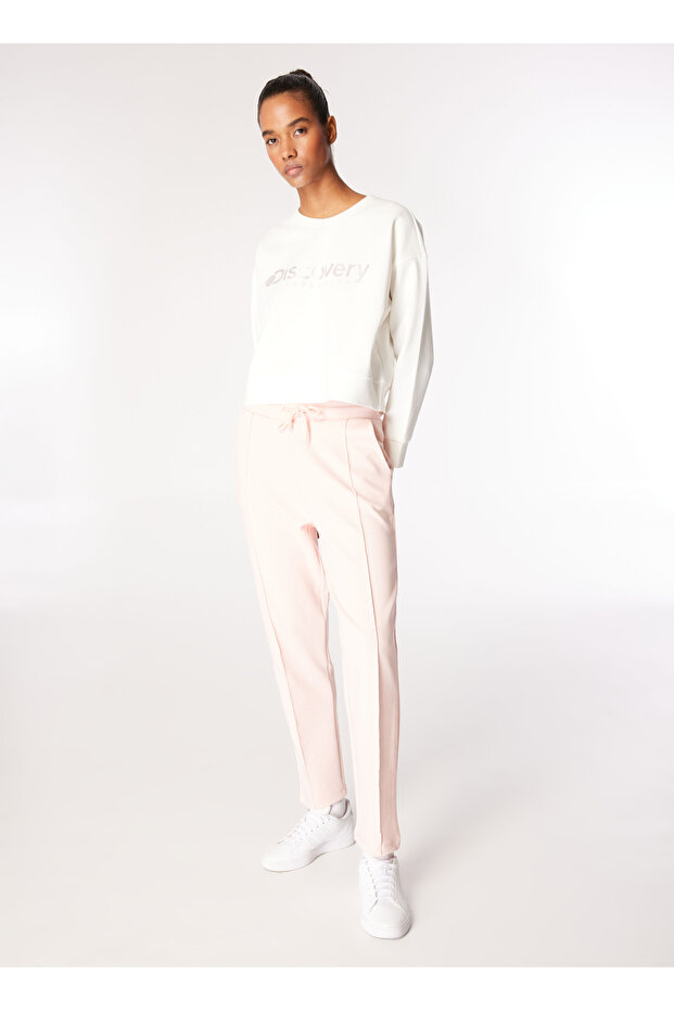 Açık Pembe Kadın Basic Fit Eşofman Altı D4WL-EA3003 - 4