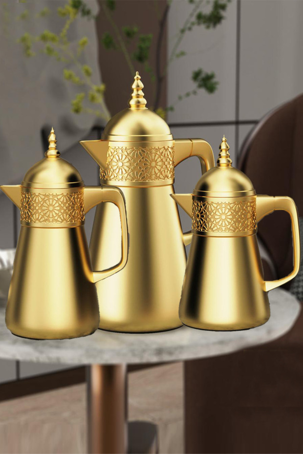 طقم ترامس قهوة وشاي 1 لتر / 700 مل /500 مل