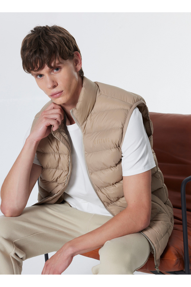 Bej Erkek Yelek M4WM-YLK-1701 - 1