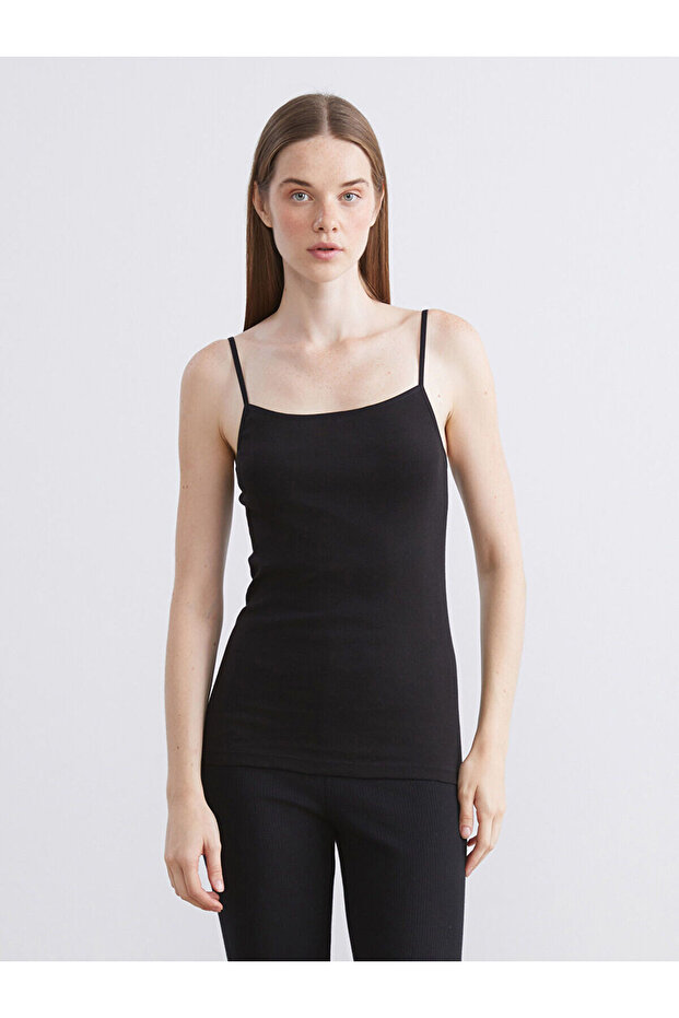 Vizyon New Season Square Collar Rope Strap Women's Undershirt