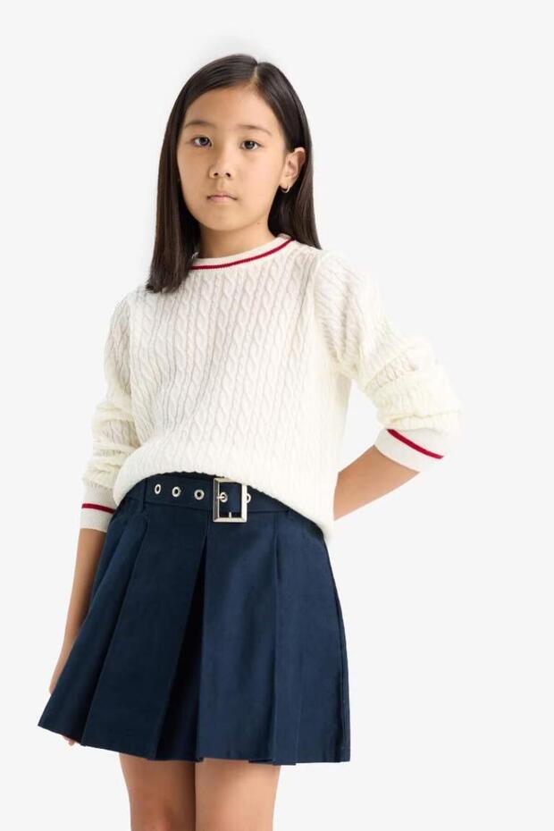 Kız Çocuk Kazak E7740A8/ER233 - 3