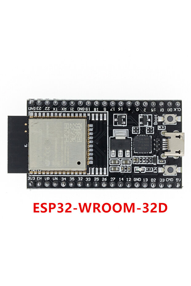 ESP32-WROOM-32D لوحة تطوير ESP32 واحدة مزودة بخاصية WiFi+Bluetooth واستهلاك طاقة منخفض للغاية وثنائي النواة ES