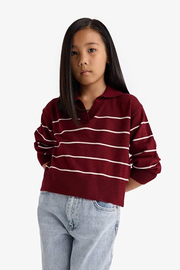 Kız Çocuk Kazak E7737A8/BR205 - 4