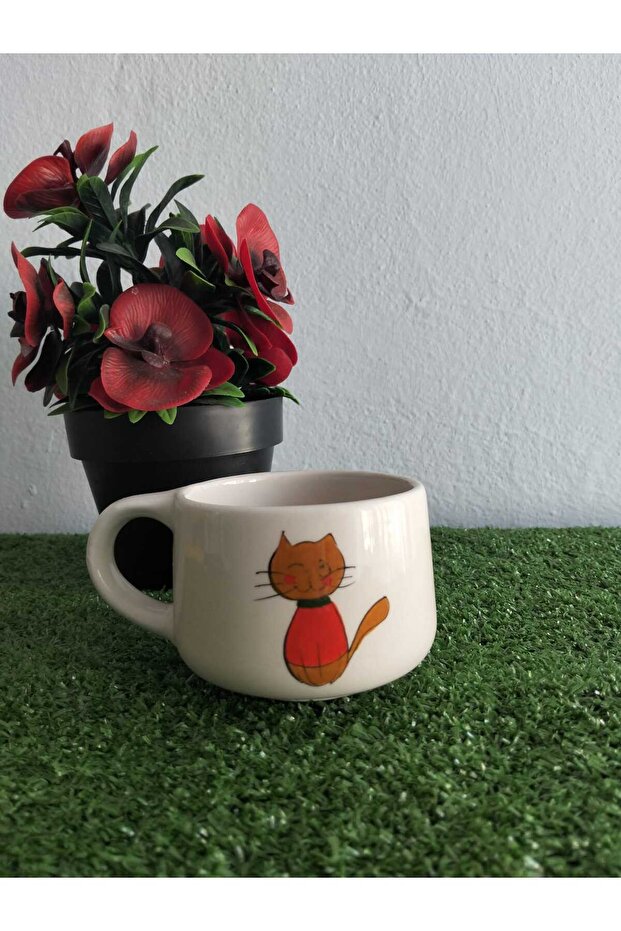 Coffee Cup'Brown Cat'