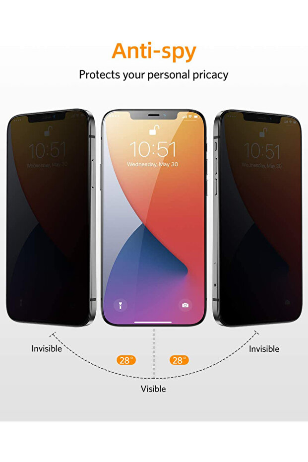 2-Pack Samsung A34 Compatible Ghost Screen Protector Shatterproof Glass 5D Full Coverage (2 Pcs) - 2