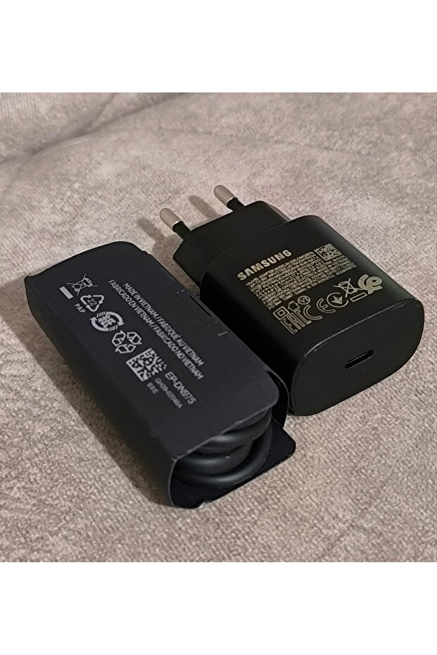 Samsung A73/A53/A33 25w Type-c Sarj Seti / Orijinal Adaptör + Kablo Set 25watt Siyah - 5