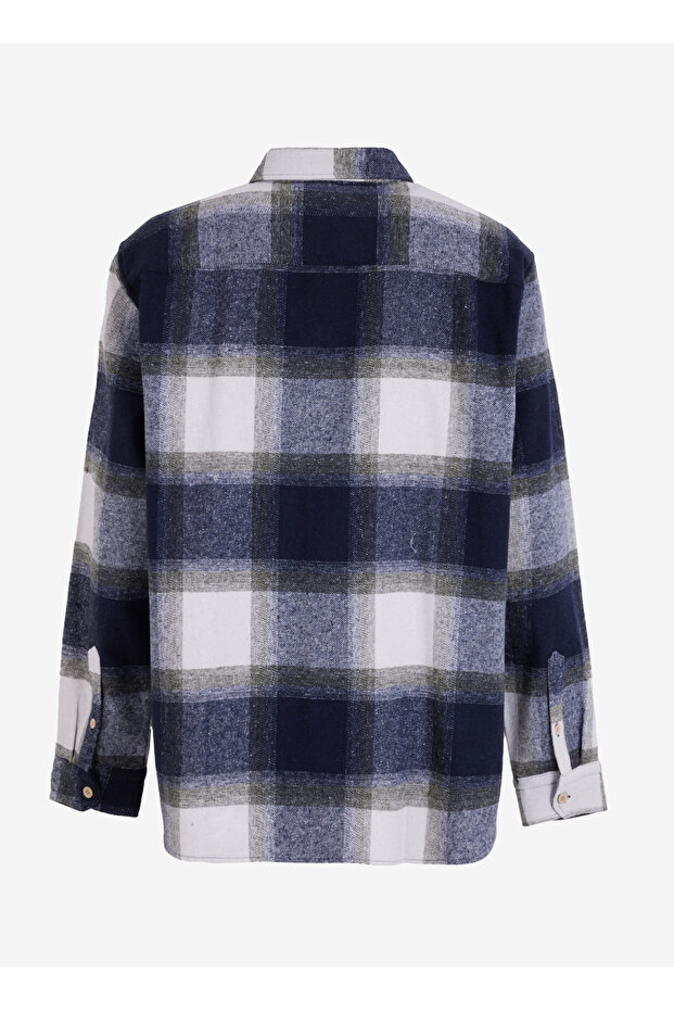 Чоловіча сорочка Regular Fit темно-синього кольору 251 LCM 241016 WILFOR ТЕМНО-СИНІЙ-ХАКИ - 2