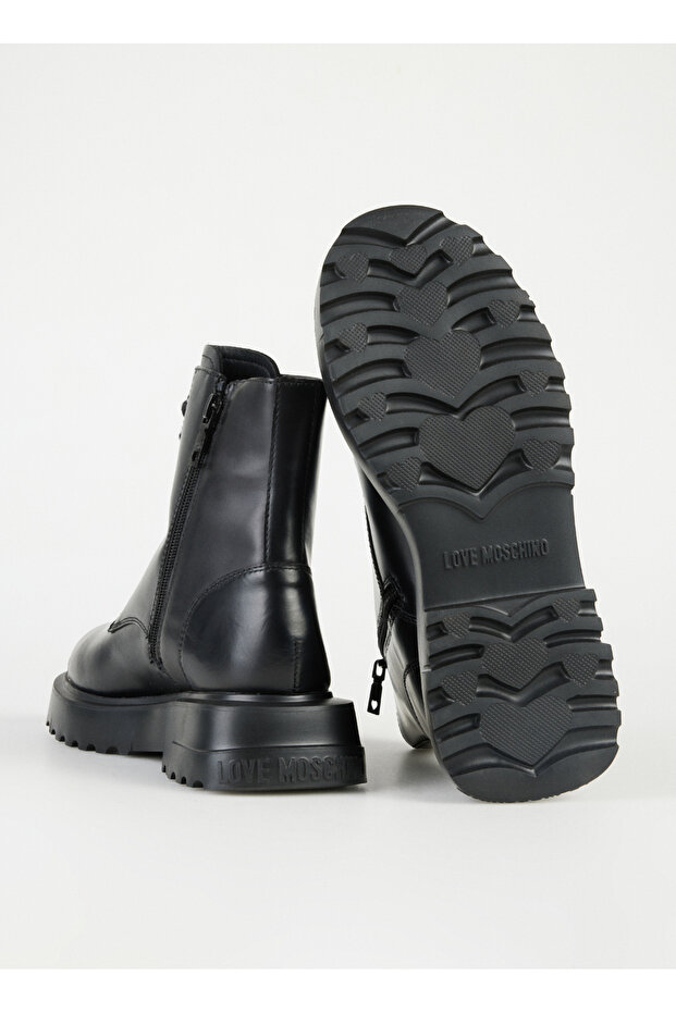 Siyah Kadın Deri Bot JA24124G1L - 4