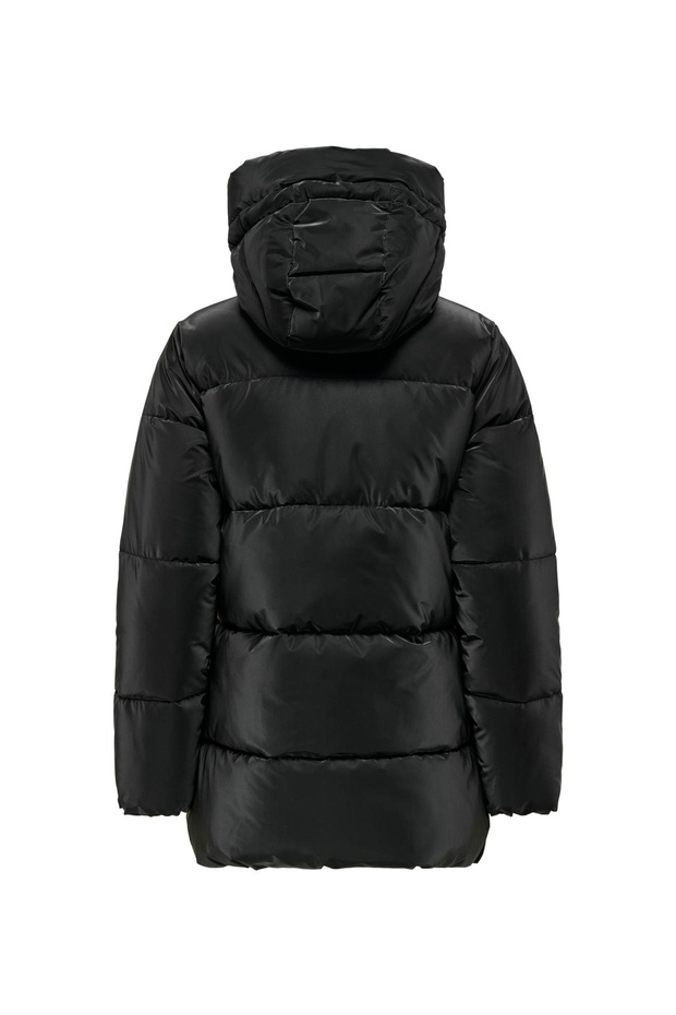 Black Women's Coat Onlece Puffer Coat Cs Otw